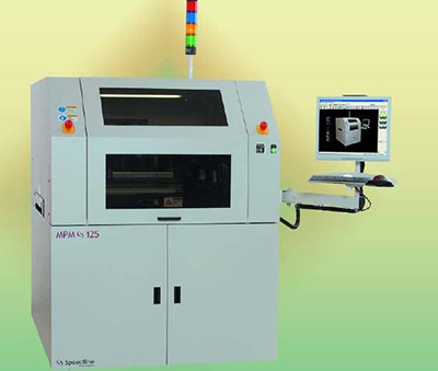 MPM 125 moving solder paste printing machine